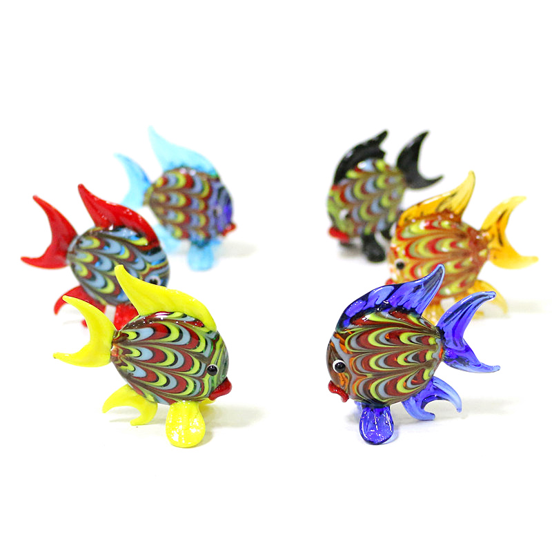 Marine Aquarium Hobby - Colorful Tropical Fish Mini Figurines Cute