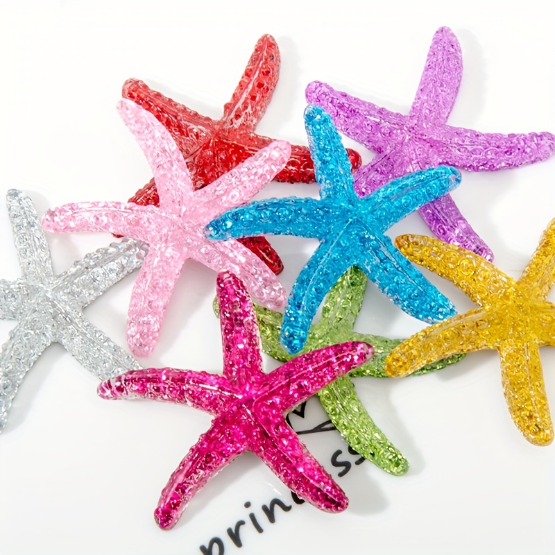 Marine Aquarium Hobby - 10Pcs 1.57 Inch Resin Starfish, Mini