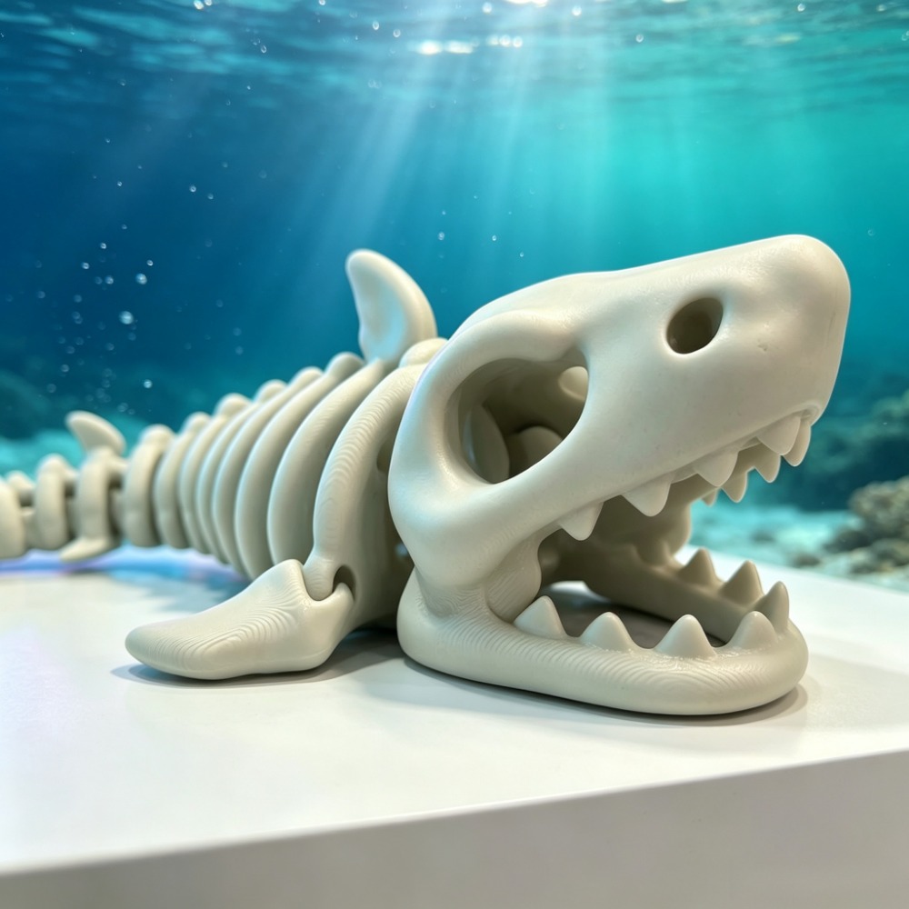 Shark Skeleton Aquarium Decor  - Marine Aquarium Hobby 评论和价格