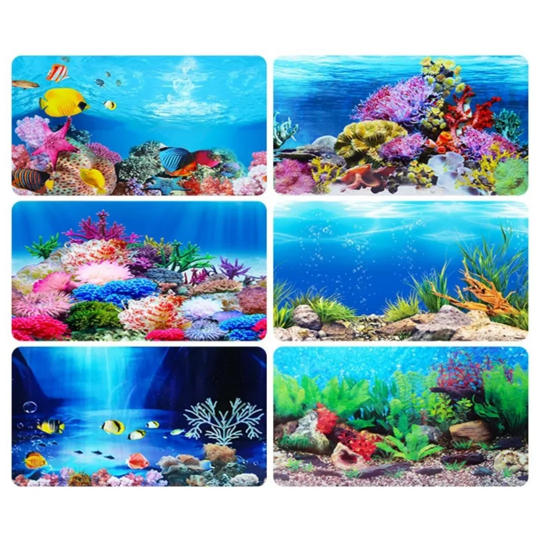 Background Aquarium 3D Sticker - Marine Aquarium Hobby 评论和价格