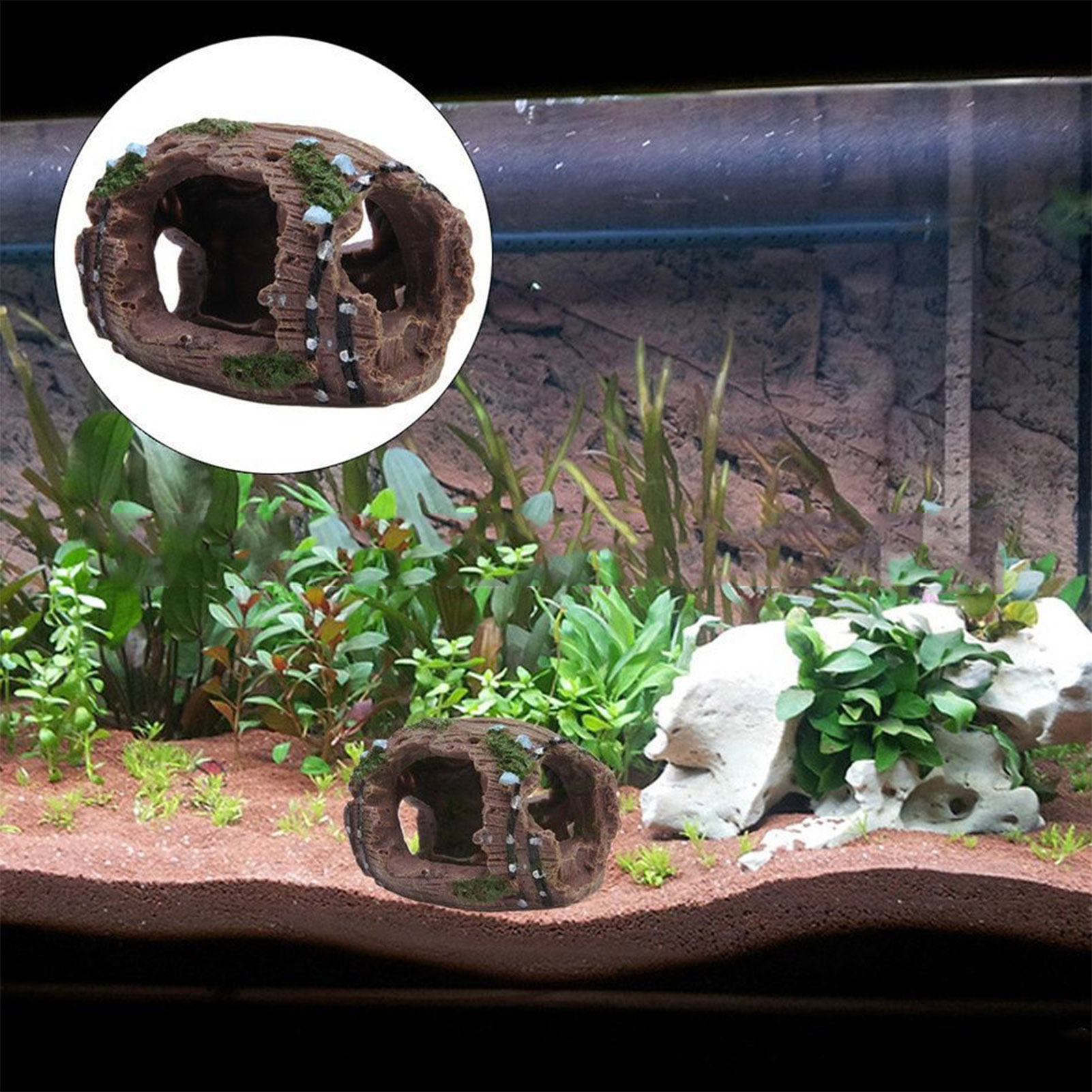 Resin Aquarium Ornaments Decor - Marine Aquarium Hobby 评论和价格