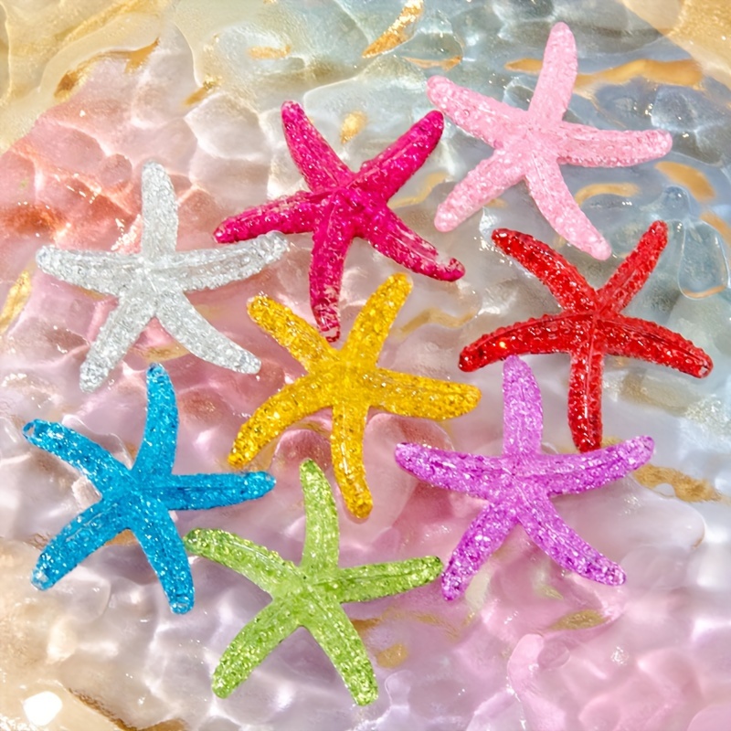 10Pcs 1.57 Inch Resin Starfish - Marine Aquarium Hobby 评论和价格