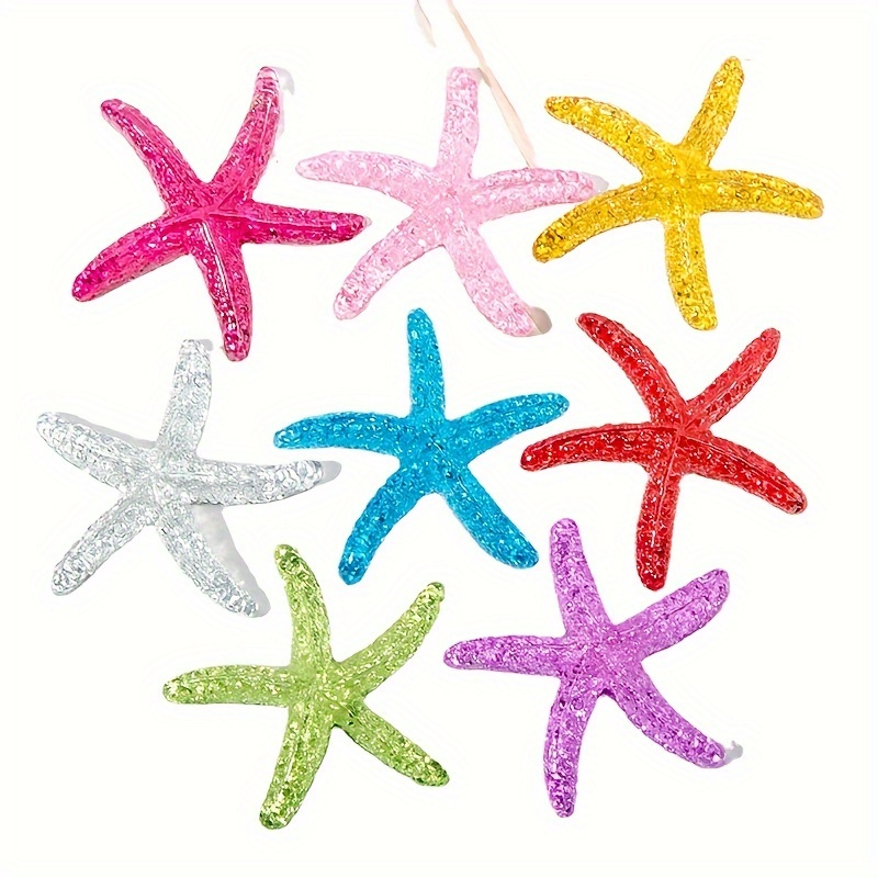 10Pcs 1.57 Inch Resin Starfish - Marine Aquarium Hobby 评论和价格