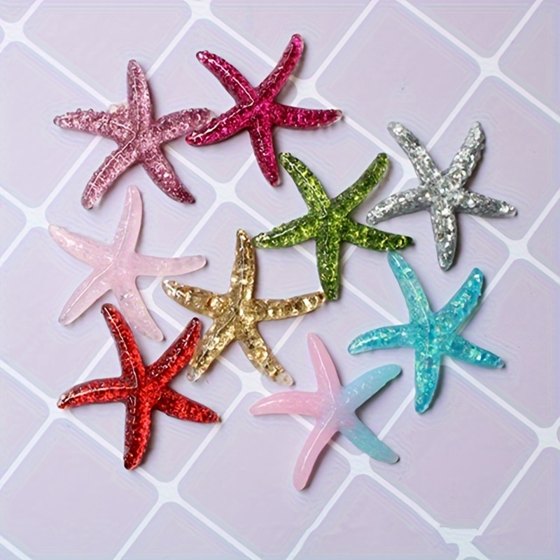 10Pcs 1.57 Inch Resin Starfish - Marine Aquarium Hobby 评论和价格